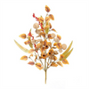 Fall Leaf and Pod Spray (Set of 2) 30”H Polyester