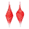 Ornament (Set of 12) 7.25”H Glass