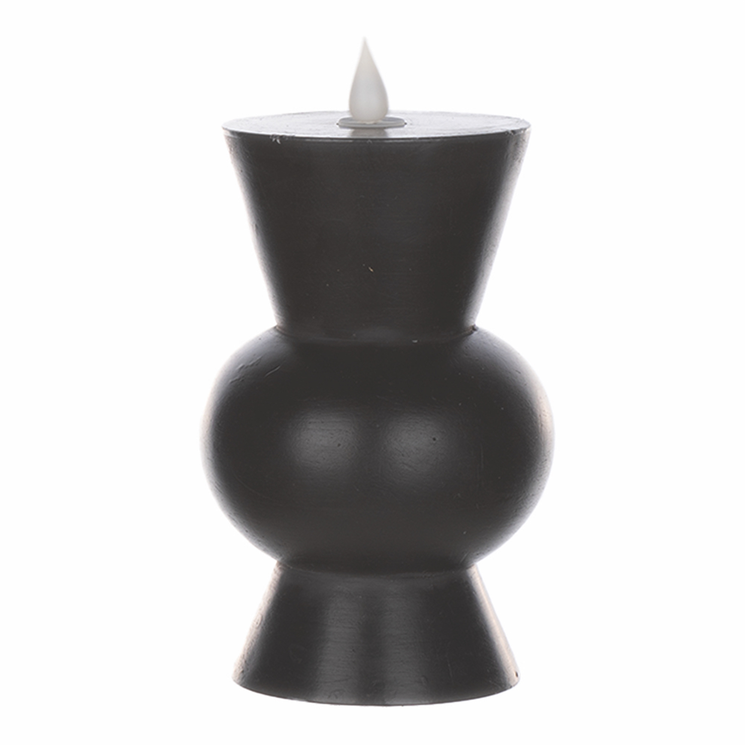 Simplux LED Designer Candle w/4 and 8 Hr Timer (Set of 2) 3.5" x 5.5"H Wax/Plastic (Requires 2 AA Ba