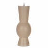 Simplux LED Designer Candle w/4 and 8 Hr Timer (Set of 2) 3.5" x 9.25"H Wax/Plastic (Requires 2 AA B