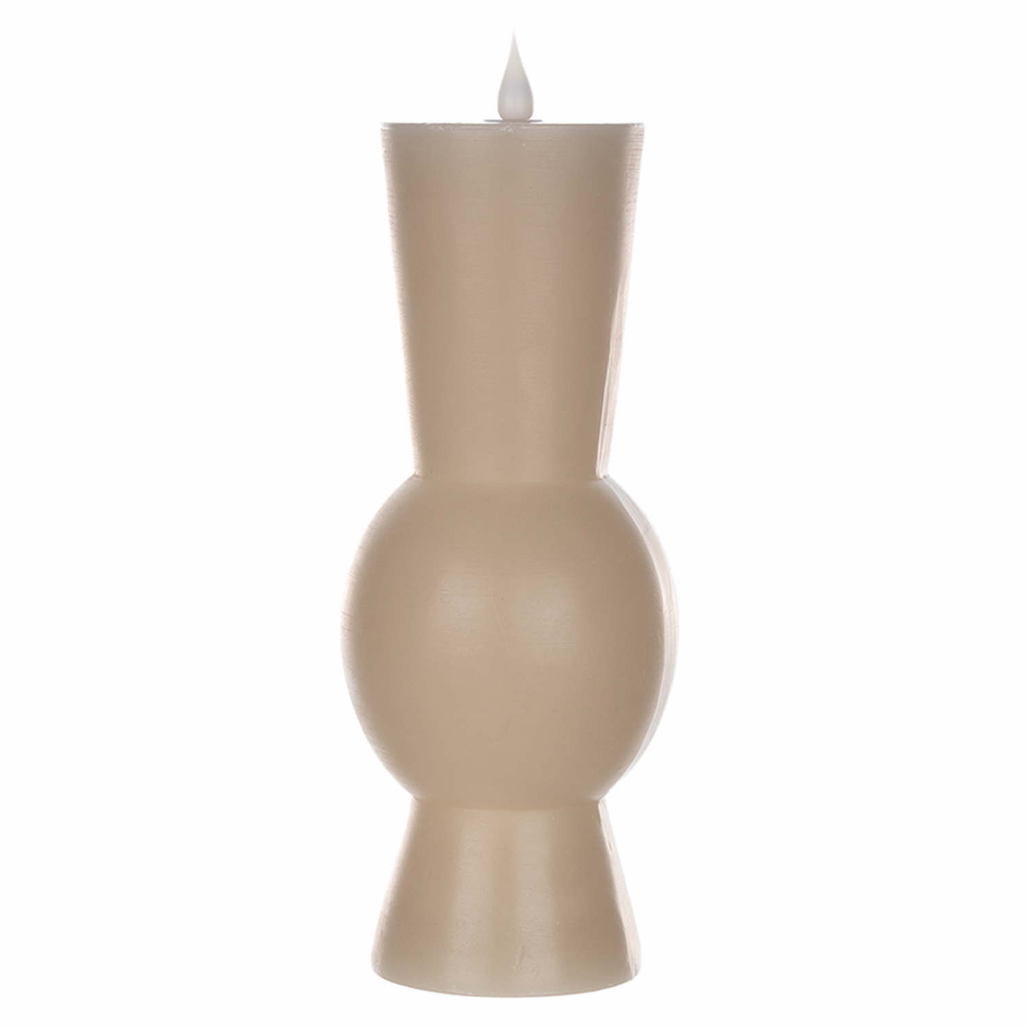 Simplux LED Designer Candle w/4 and 8 Hr Timer (Set of 2) 3.5" x 9.25"H Wax/Plastic (Requires 2 AA B