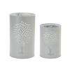 Candle Holder (Set of 2) 6"H, 8"H Metal
