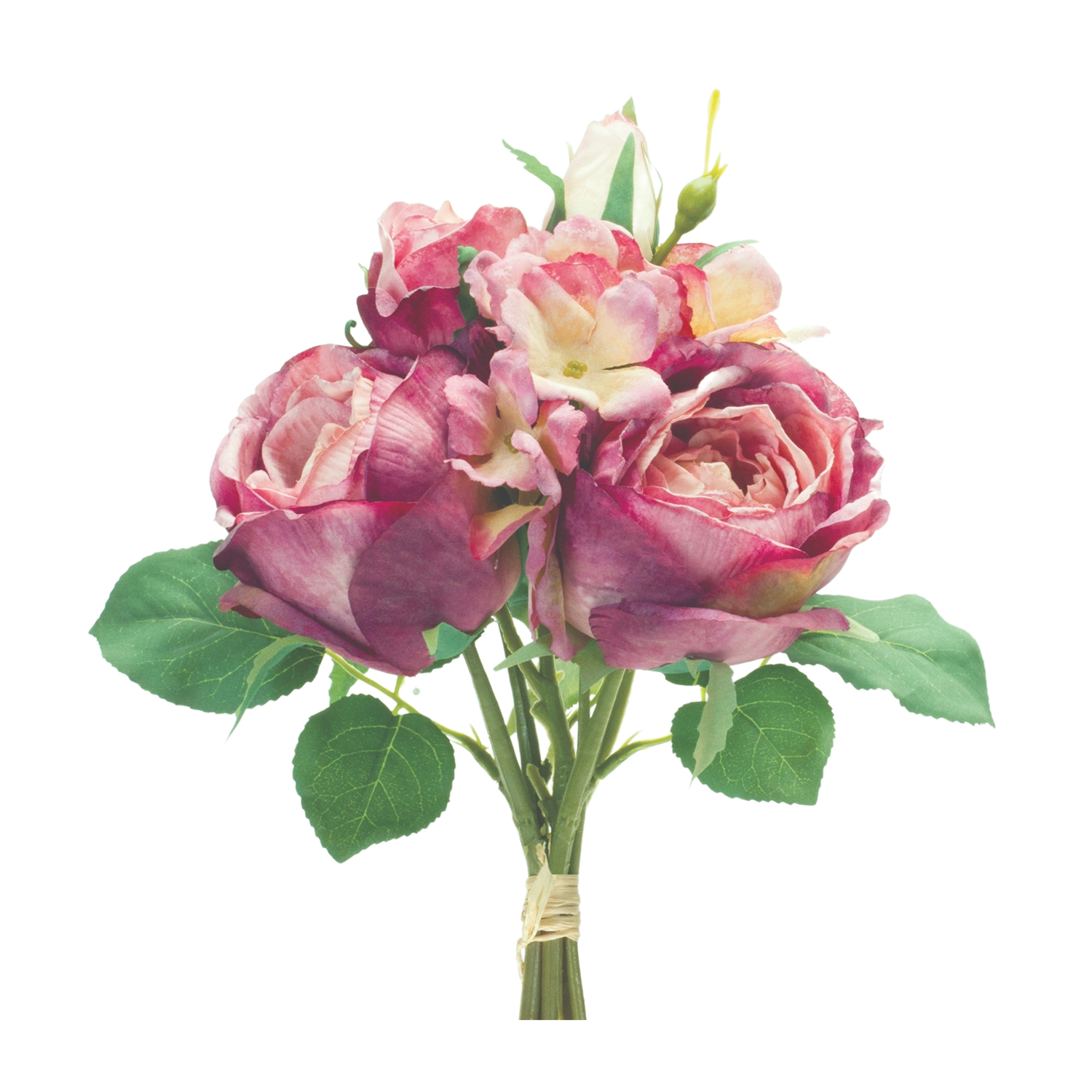 Rose Bundle (Set of 6) 12.5”H Polyester