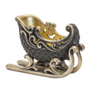Elegant Holidy Sleigh Decor 10"L