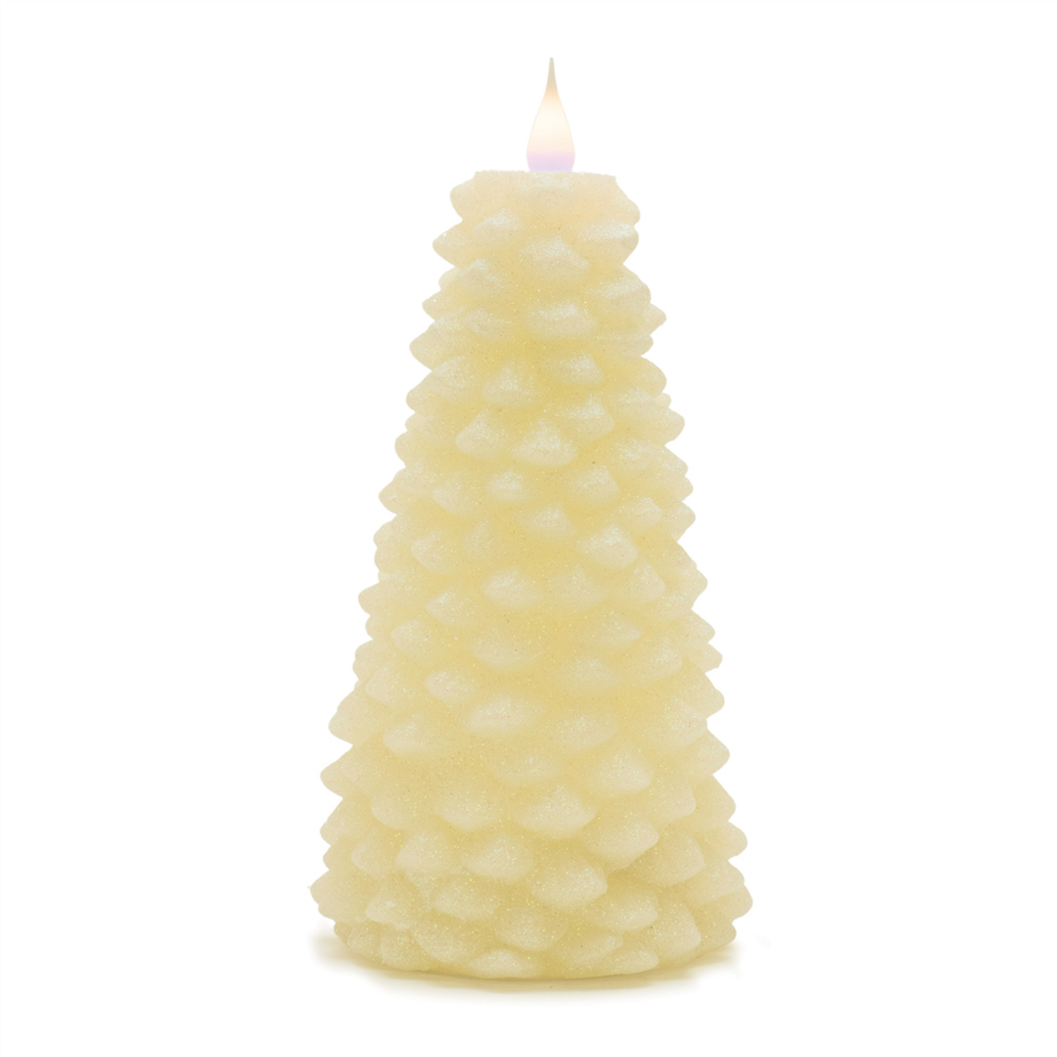 Tree Candle 8”H Wax 2 AA Batteries, Not Included