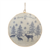 Animal and Tree Disc Ornament (Set of 6) 6”H Iron