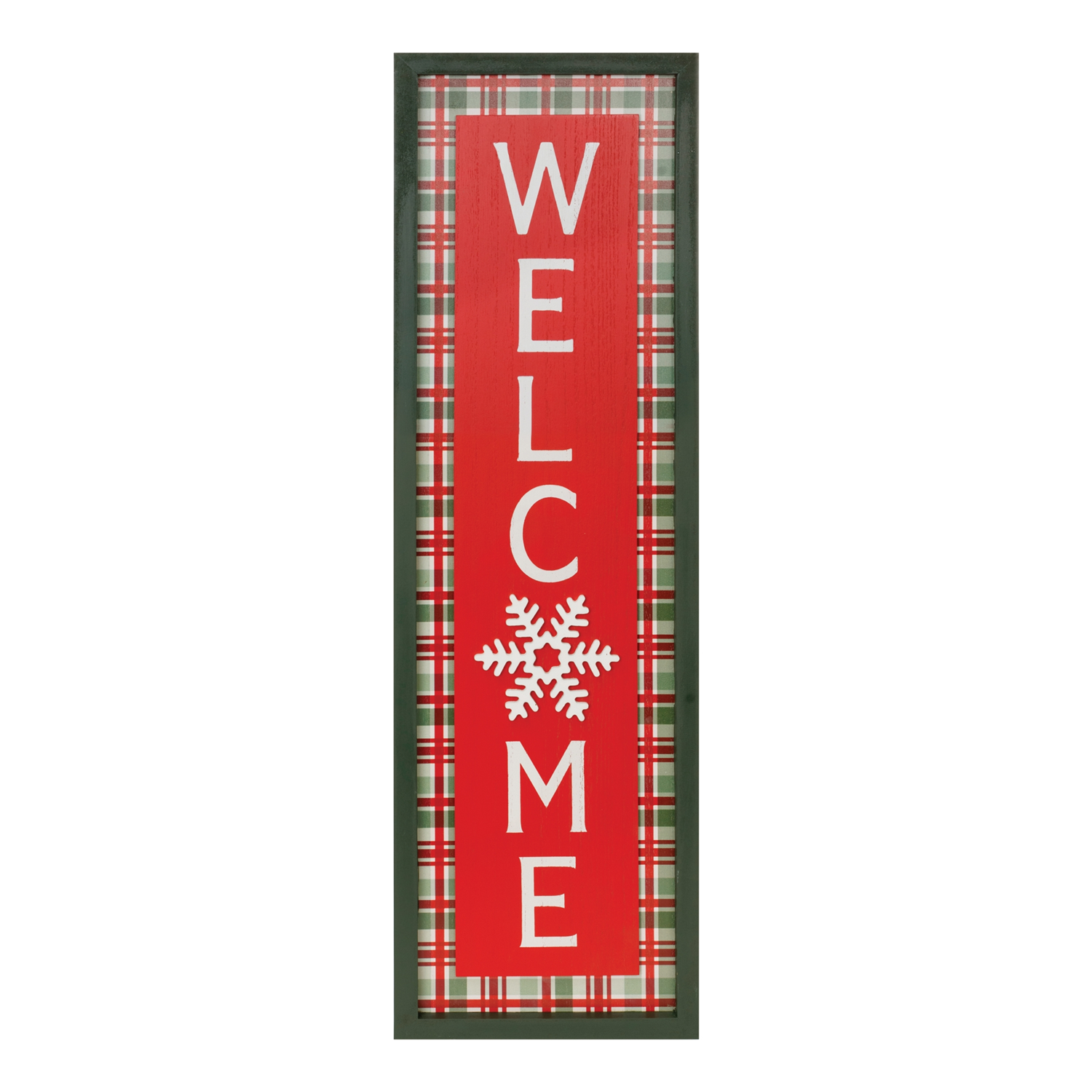 Welcome Sign 9.5"L x 31.5"H MDF