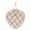 Heart Ornament (Set of 12) 4.5”H Glass