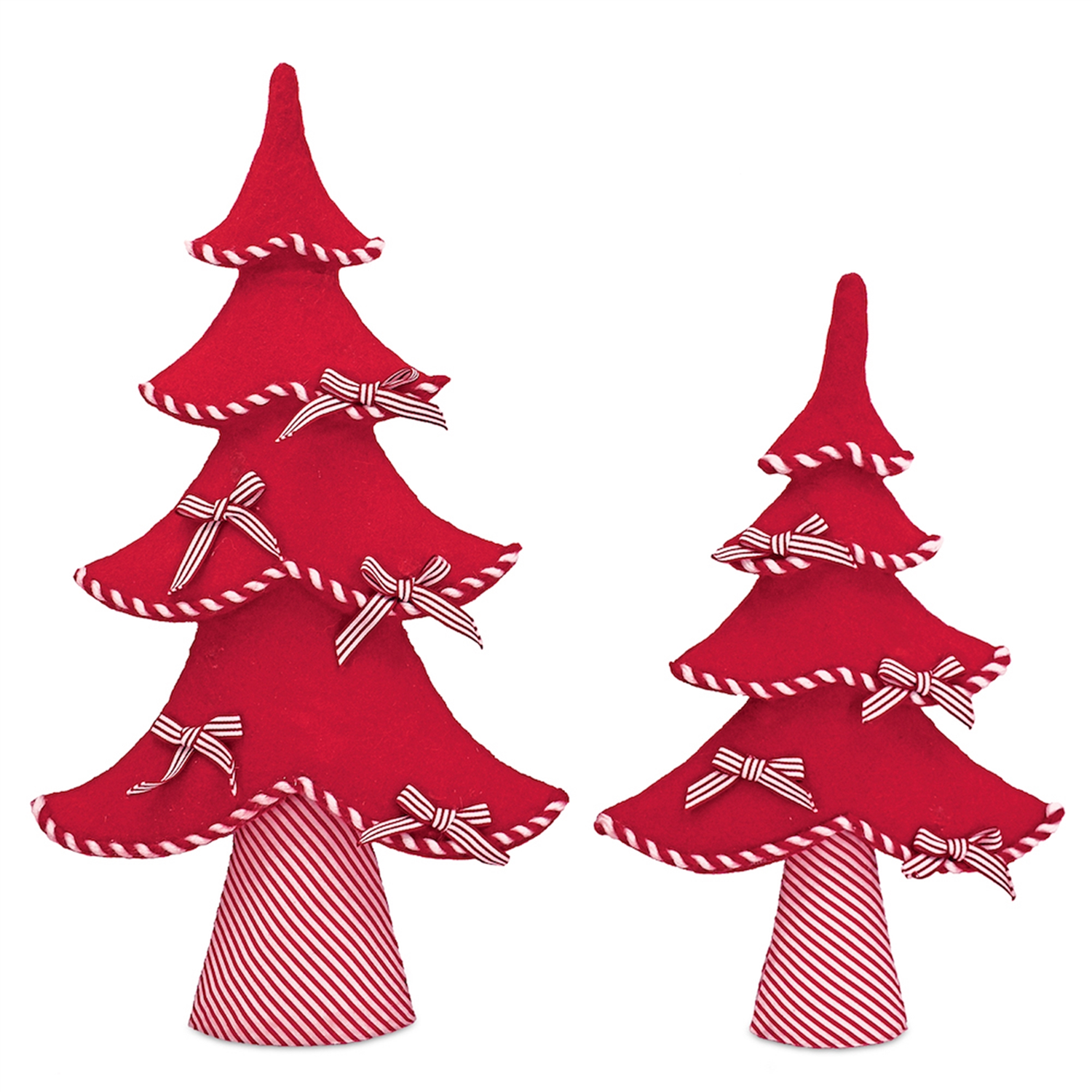 Tree (Set of 2) 18.5"H, 24"H Foam/Felt
