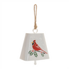 Bell Ornament (Set of 2) 16”H Metal/Rope