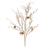 Sleigh Bell Branch (Set of 6) 25”H Plastic