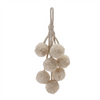 Pom Pom Ornament Drop (Set of 4) 14.5”H Polyester