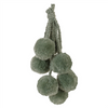 Pom Pom Ornament Drop (Set of 4) 14.5”H Polyester