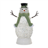 LED Snowman 11”H Plastic 3 AA Batteries Not Included/USB Cord Included 6 Hr Timer