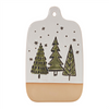 Ceramic Pine Tree Cutting Board Tray (Set of 4)