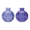 Bubble Vase (Set of 2) 4”H Glass