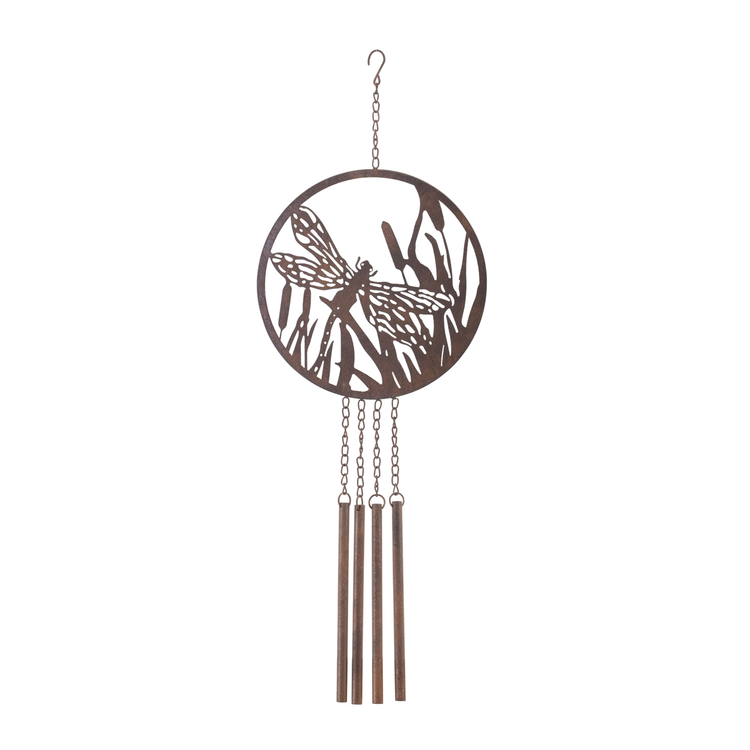 Dragonfly Wind Chime 33”H Metal