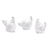 Chicken (Set of 6) 4.25”H Ceramic