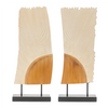 Tabletop Décor (Set of 2) 10.25"L x 4"W x 25"H Wood/Iron