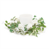 Mixed Floral and Foliage Candle Ring 17.5"D Polyester  (Fits a 6" Candle)