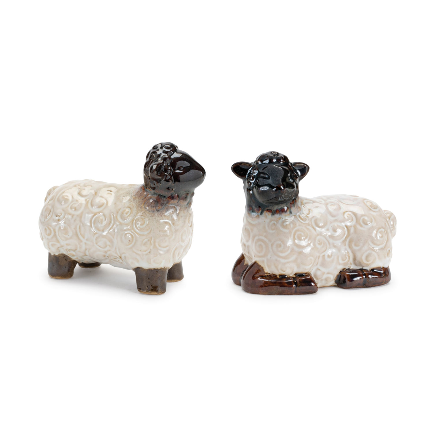 Sheep (Set of 6) 3"H, 3.25"H Resin
