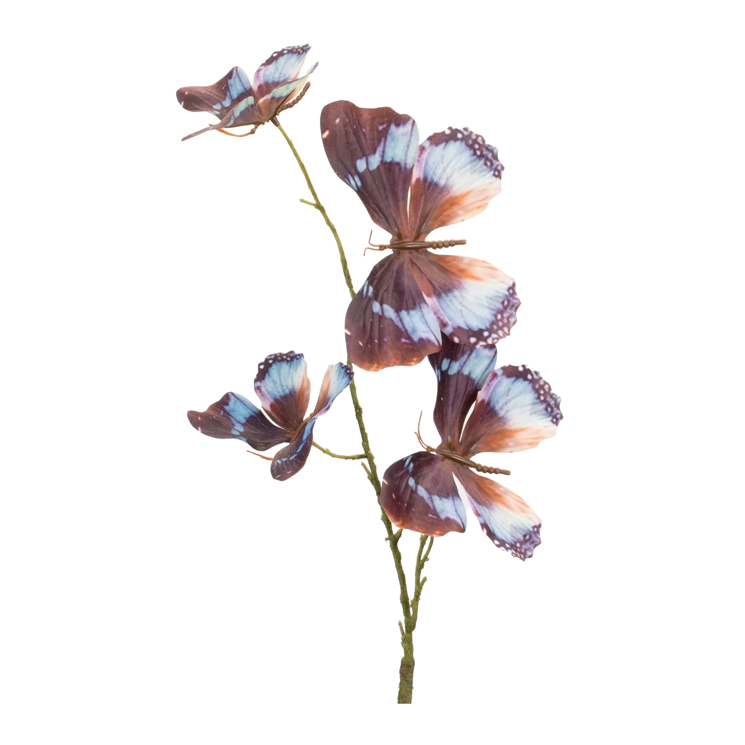 Butterfly Spray (Set of 6) 32”H Polyester/Plastic