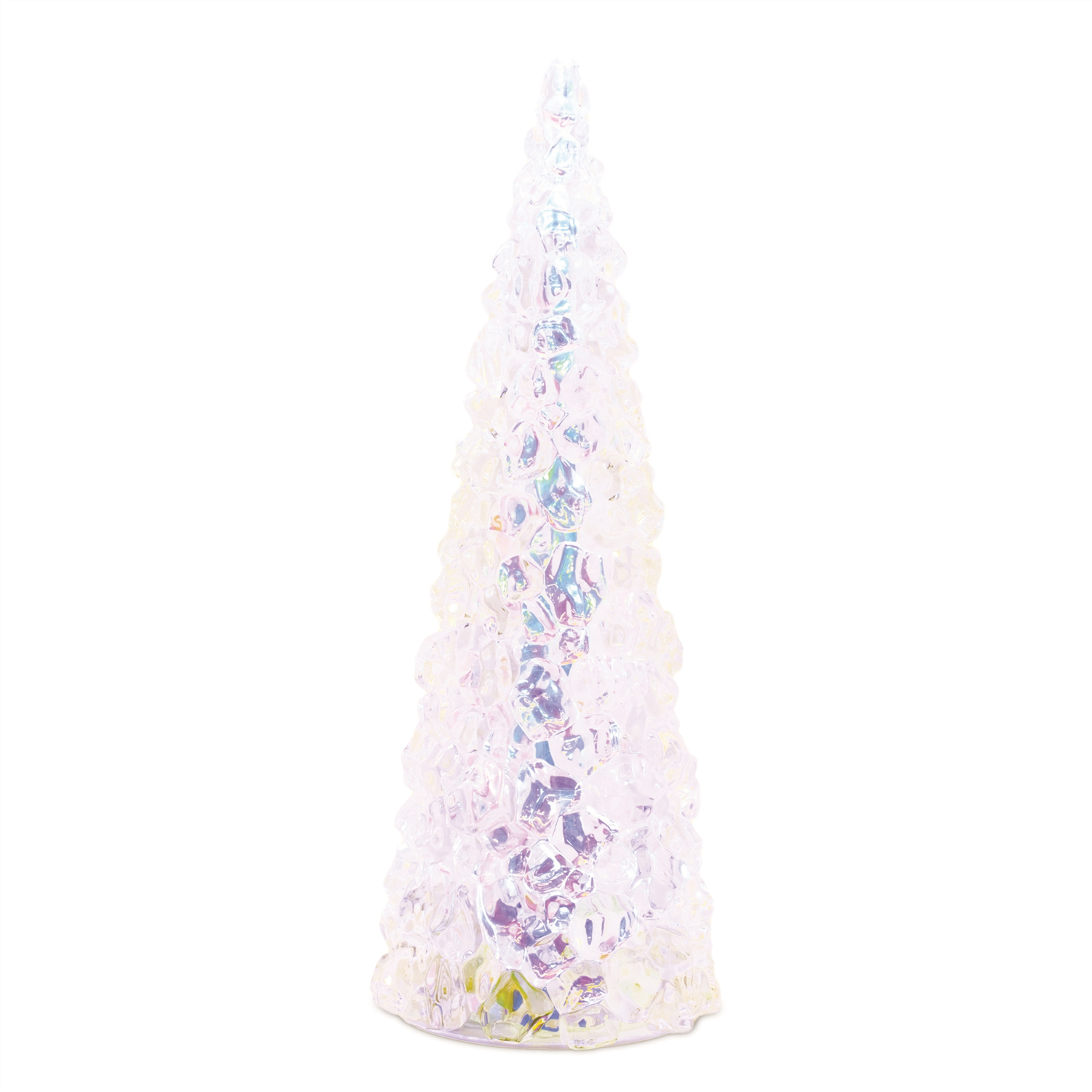LED Tree 17.5”H Plastic 3 AA Batteries Not Included 6 Hr Timer