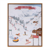 Ski Dogs Print 16"L x 20"H Plastic/Canvas/MDF