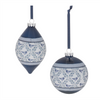 Ornament (Set of 6) 4"D, 5.75"H Glass