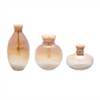 Vase (Set of 3) 4"H, 5.5"H, 7.75"H Glass