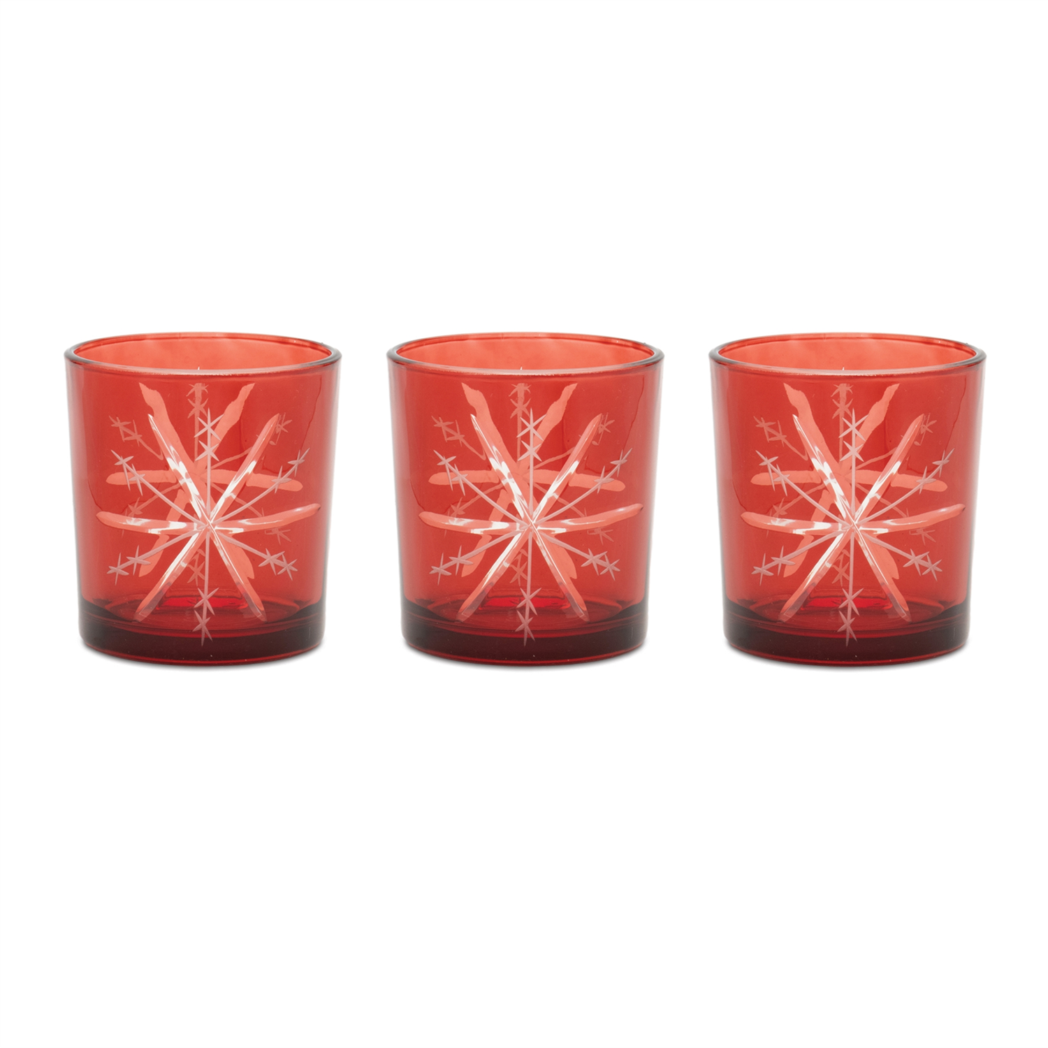 Votive Holder (Set of 3) 3”H Glass