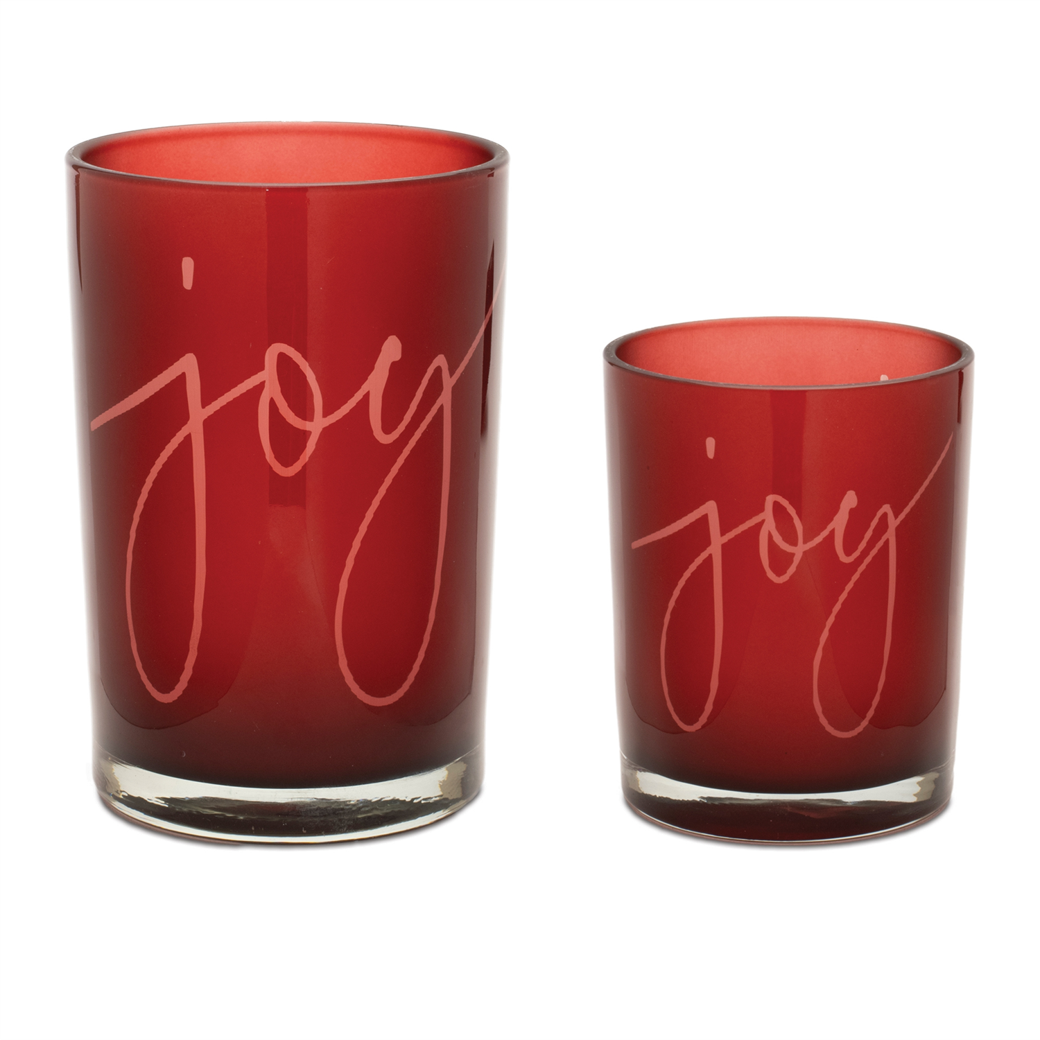Candle Holder (Set of 2) 4.5"H, 7"H Glass