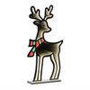 Deer w/Scarf Ekkolight 33”H Acrylic UL Plug