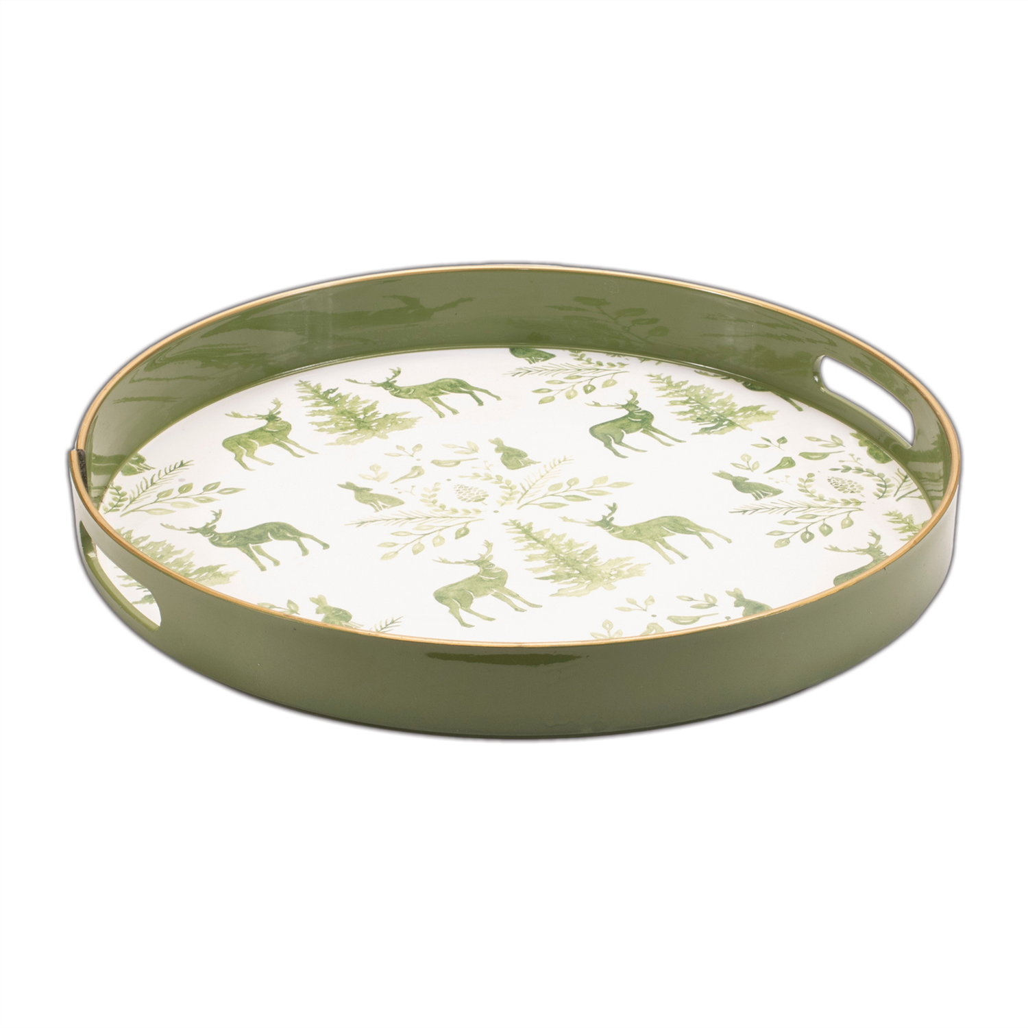 Round Tray 13.5"D x 1.5"H Plastic