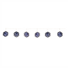 Ekkolight Snowflake Garland 68”L Acrylic UL Plug