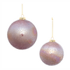 Ball Ornament (Set of 4) 3"D, 5"D Glass