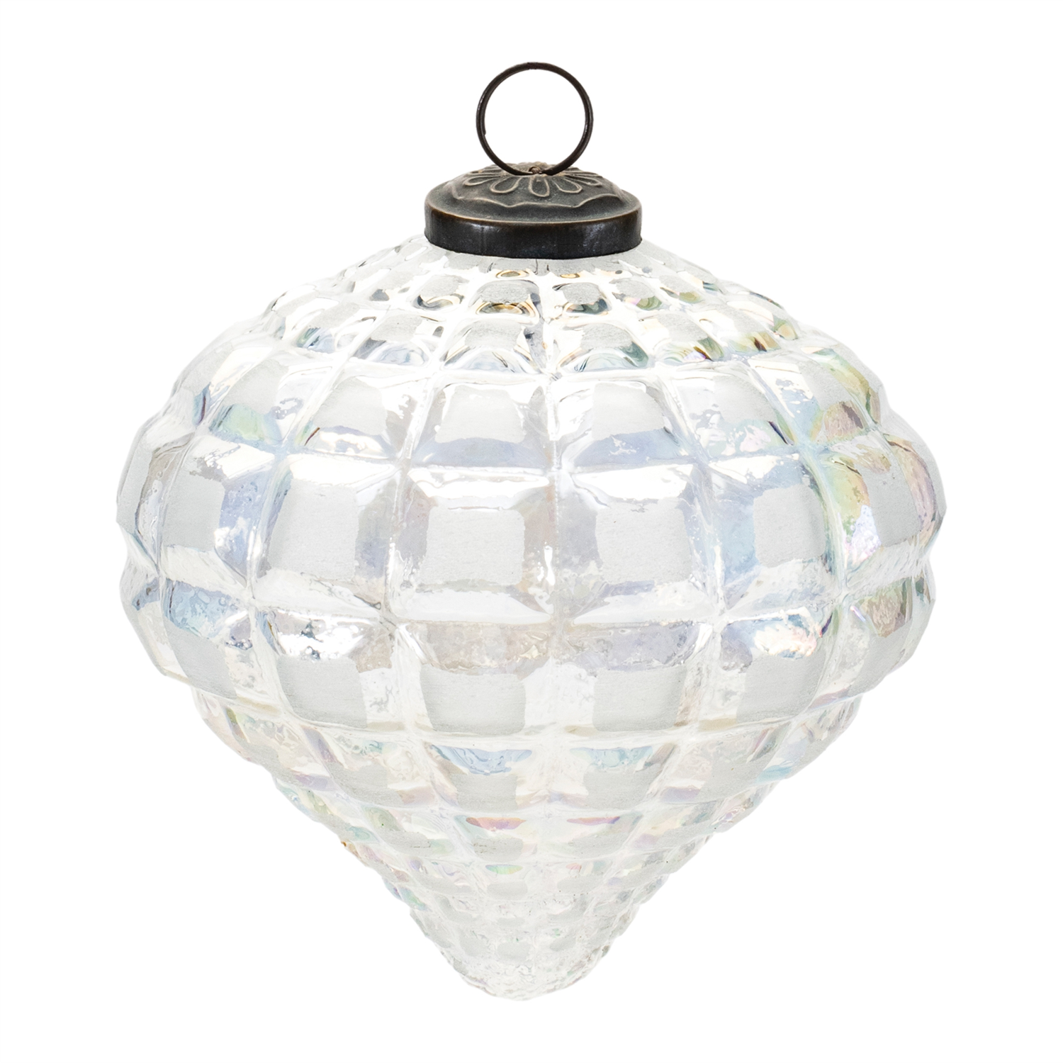 Onion Ornament (Set of 4) 5"H Glass