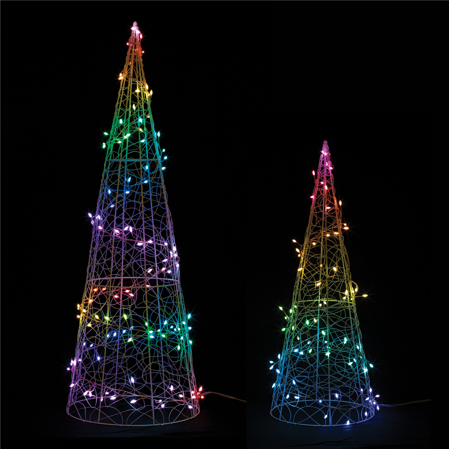 LED Tree Form (Set of 2) 24.5