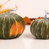 Pumpkin (Set of 2) 6"D x 5"H, 7"D x 6"H Styrofoam