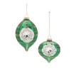 Reflector Ornament (Set of 12) 3.25"H, 4"H Glass