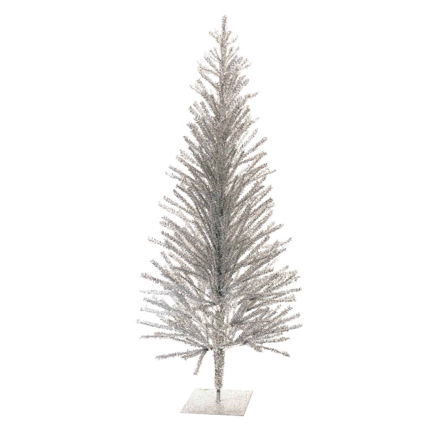 Tinsel Tree 48”H PE/Metal