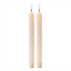 FIA Wick Taper Candle (Set of 2) CREAM 9.5”H Wax/Plastic 2 AAA Batteries Not Included