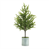 Potted Mini Tree (Set of 2) 23”H Plastic