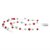 LED Sleigh Bell Garland (Set of 2) 36”L Iron 3 AA Batteries Not Included