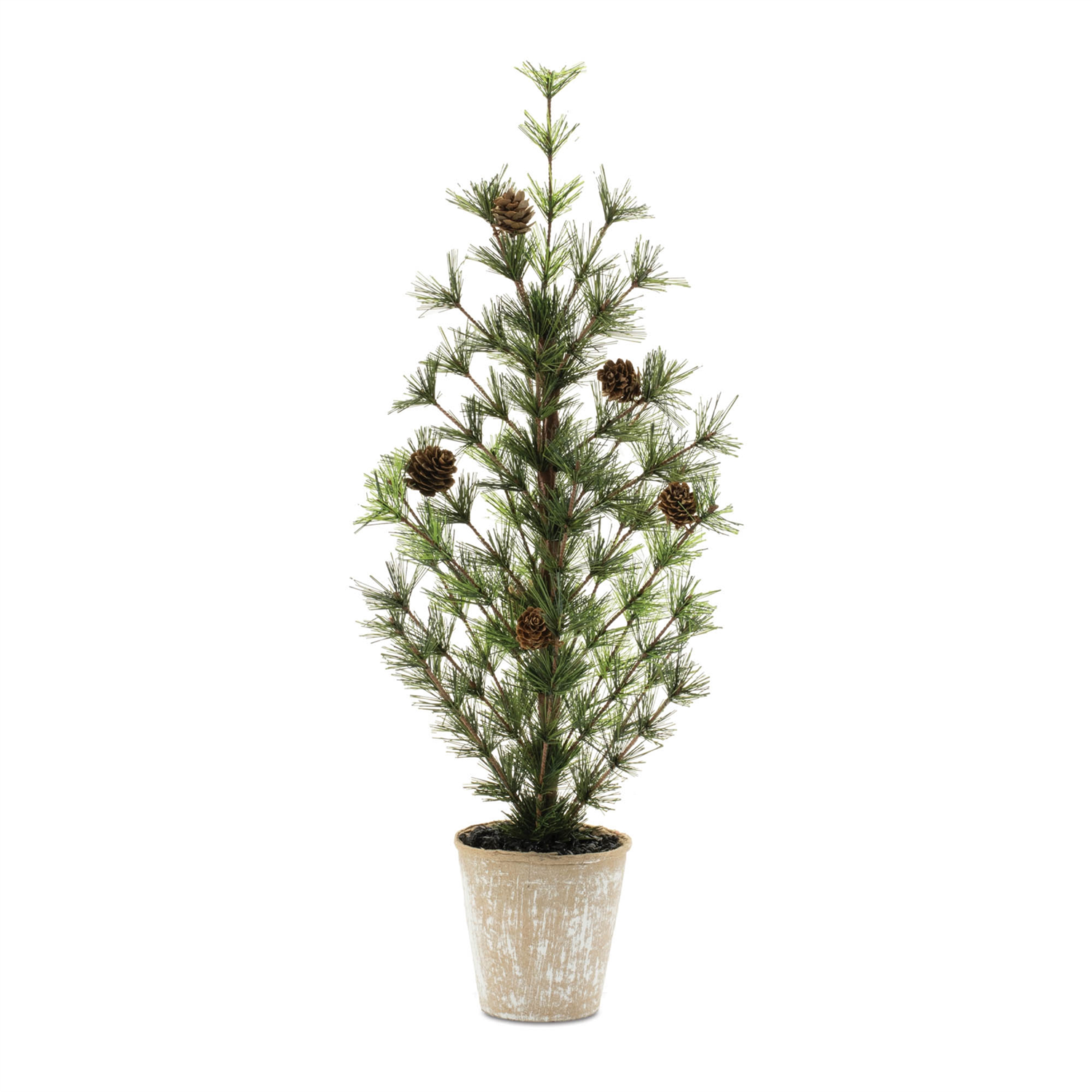Potted Mini Tree 24”H Plastic
