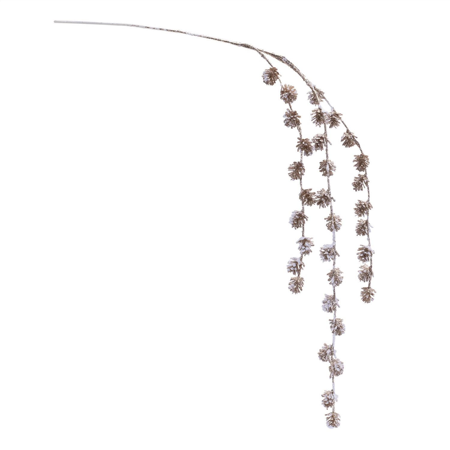 Hanging Pine Cone Spray (Set of 6) 18”H Plastic