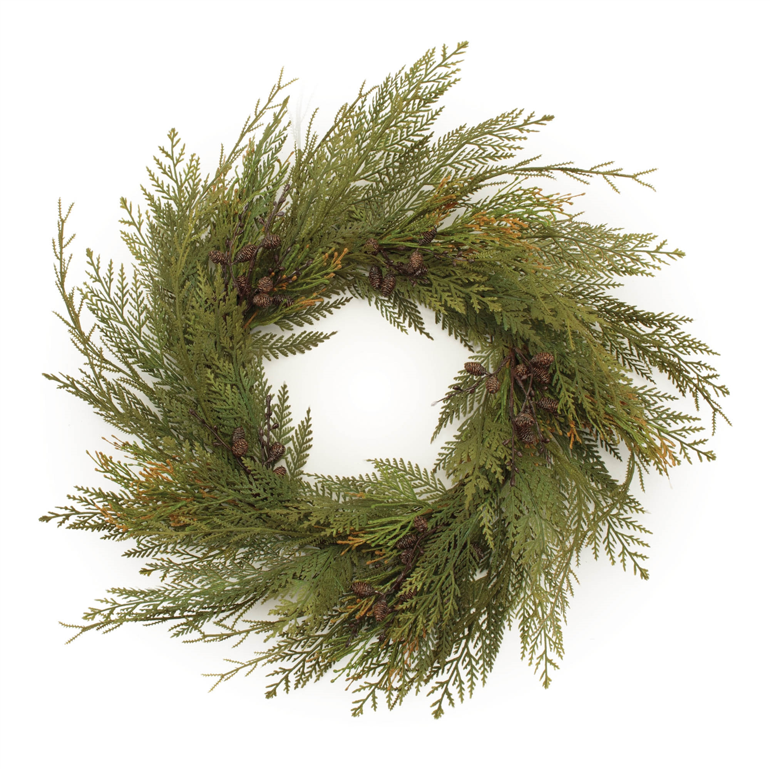 Cedar Wreath 30”D Plastic