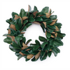 Magnolia Leaf Wreath 24”D Polyester