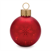 LED Ornament Décor 9.5"D x 11"H Glass 3 AAA Batteries Not Included