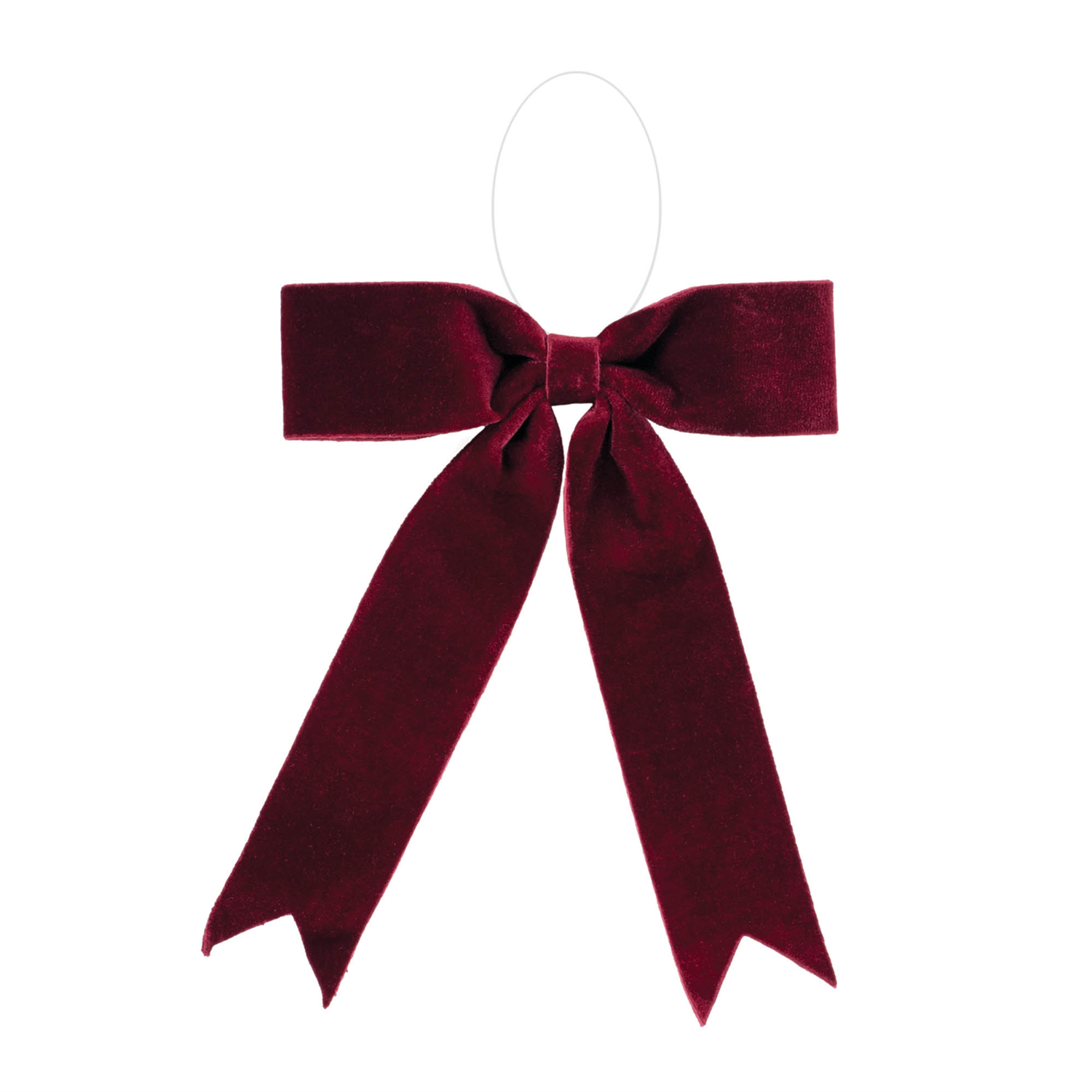 Bow Ornament (Set of 2) 13"W x 13"H Polyester